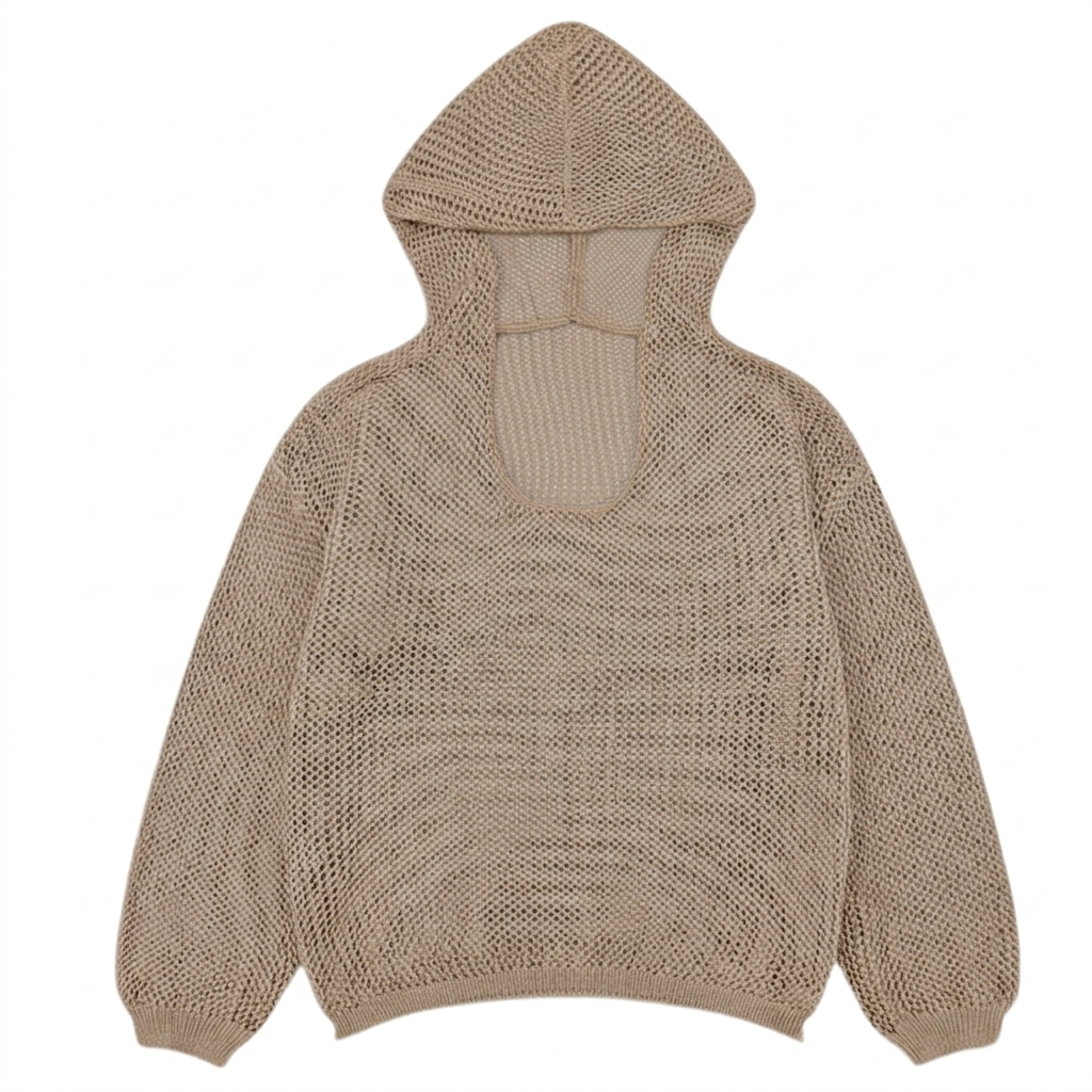 Knit Hooded Pullover for Easy Layering — View 16 | Clova