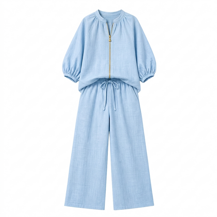 2-Piece Set with Gold Zip — View 17 | Clova