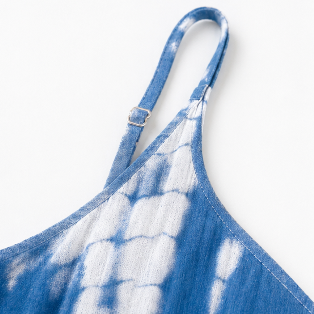 Wide-Leg Tie-Dye Jumpsuit — View 7 | Clova