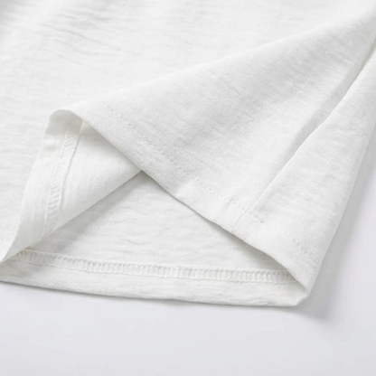 Square Neck Flutter Sleeve Blouse — View 14 | Clova
