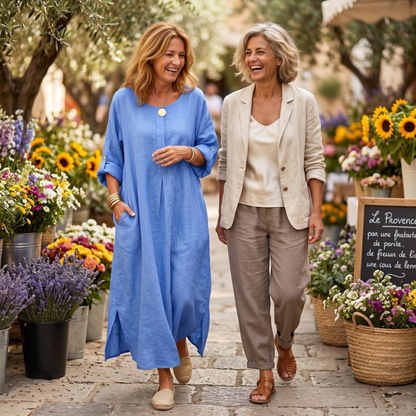 Flowy Linen-Style Maxi for Everyday Elegance — View 4 | Clova