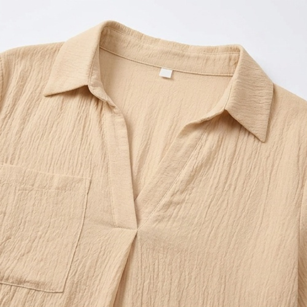 Breezy Beach Cover-Up Shirt Dress — View 6 | Clova