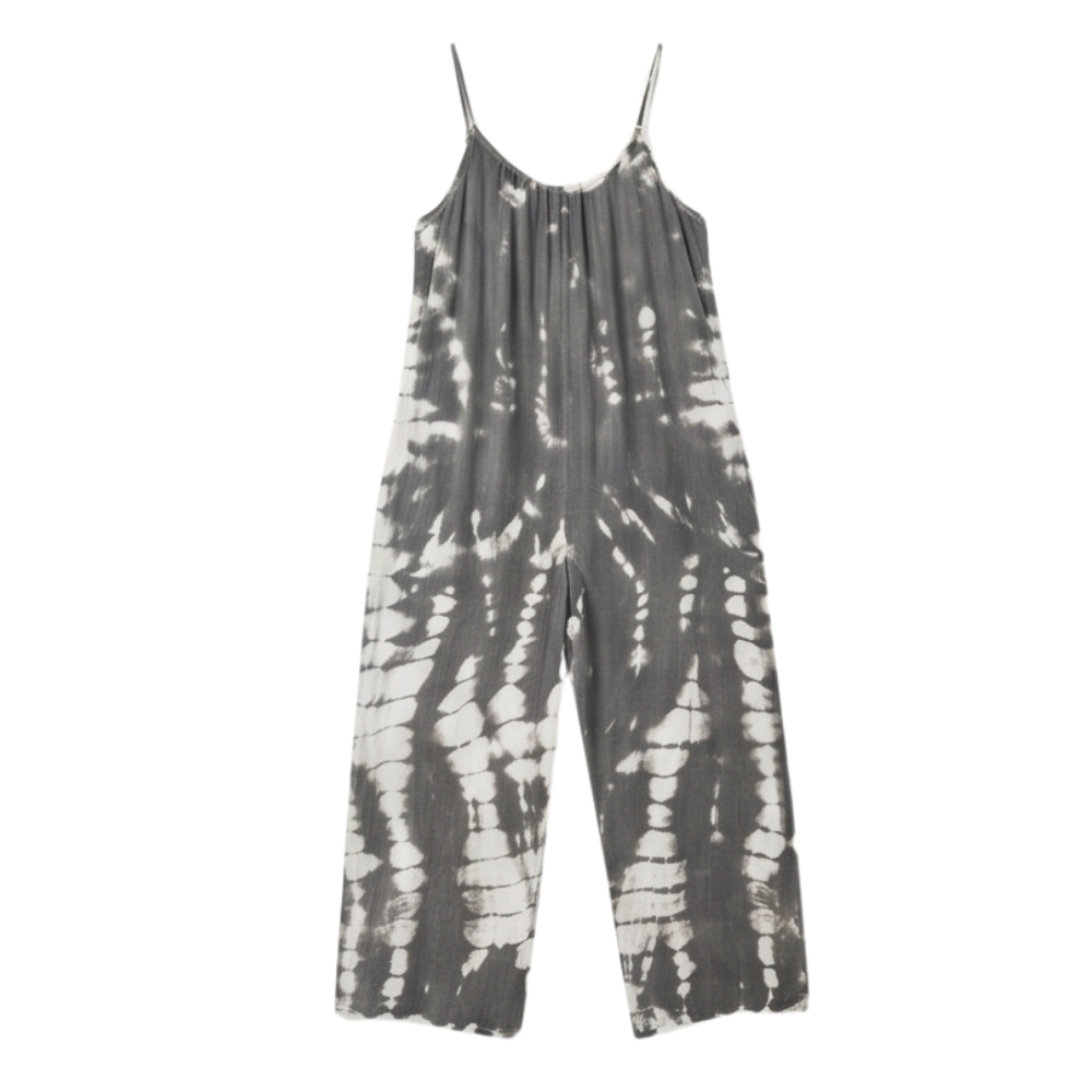 Wide-Leg Tie-Dye Jumpsuit — View 13 | Clova