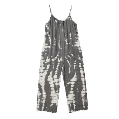 Wide-Leg Tie-Dye Jumpsuit — View 13 | Clova
