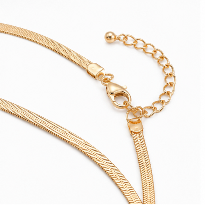 Textured Necklace and Earring Set