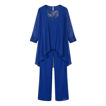 Three-Piece Pantsuit — View 19 | Clova