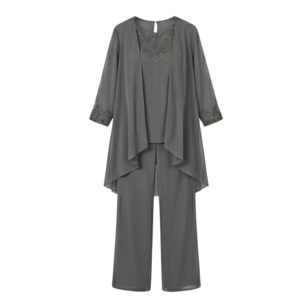 Three-Piece Pantsuit — View 16 | Clova