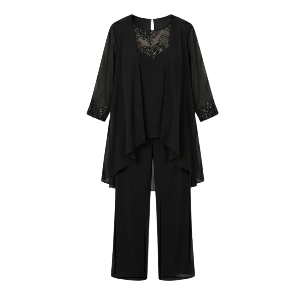 Three-Piece Pantsuit — View 18 | Clova