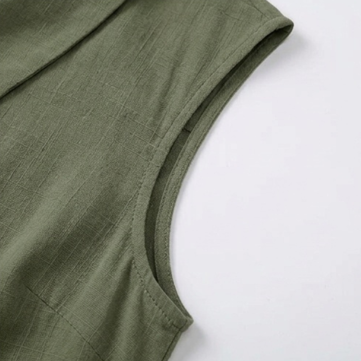 Breezy Collared Summer Top — View 7 | Clova