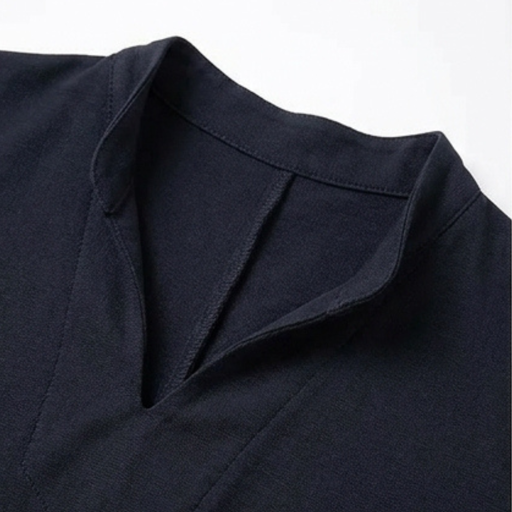 Loose Maxi Dress with Side Slits — View 12 | Clova