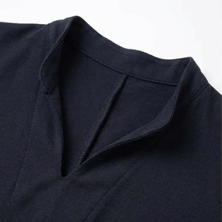 Loose Maxi Dress with Side Slits — View 12 | Clova