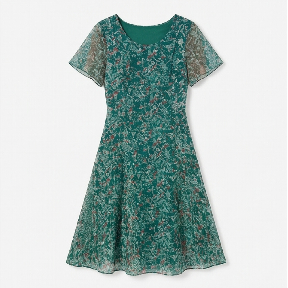 Flutter-Sleeve Midi Dress for Easy Summer Elegance — View 11 | Clova