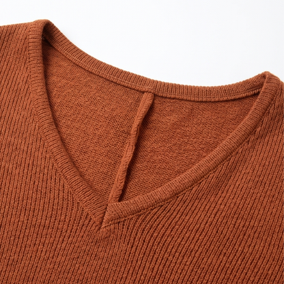 Flowy Handkerchief-Hem Knit Tunic — View 10 | Clova
