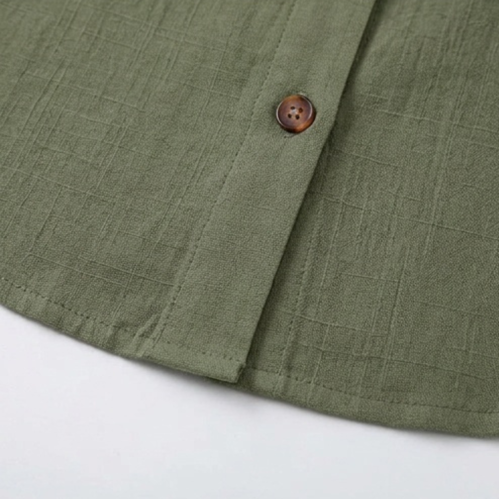 Breezy Collared Summer Top — View 9 | Clova