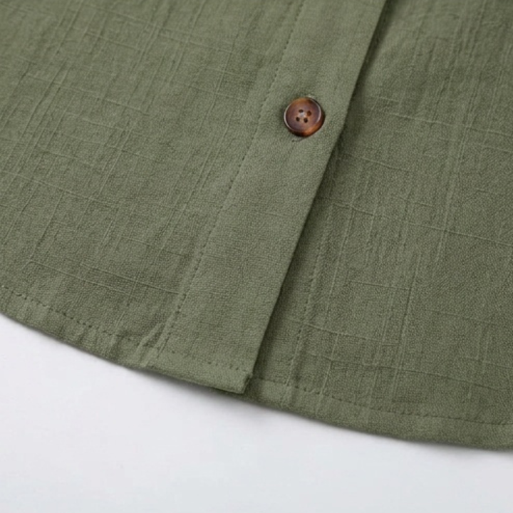 Breezy Collared Summer Top — View 9 | Clova