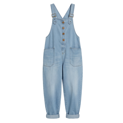 Relaxed Overalls with Pockets — View 12 | Clova