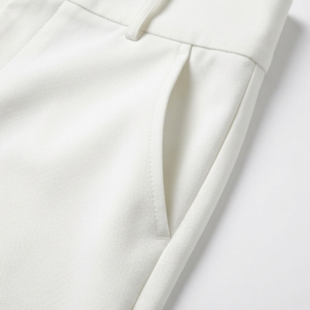 Elongating Wide-Leg Flare Pants — View 12 | Clova