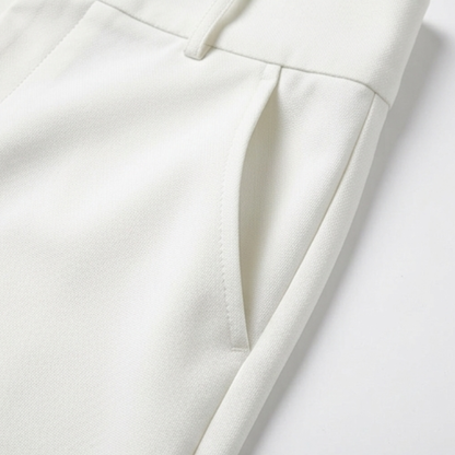 Elongating Wide-Leg Flare Pants — View 12 | Clova