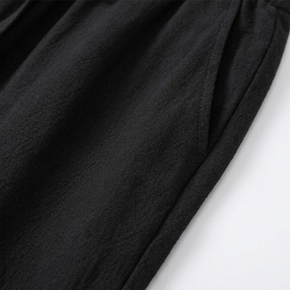 Breathable Drawstring Capris — View 9 | Clova