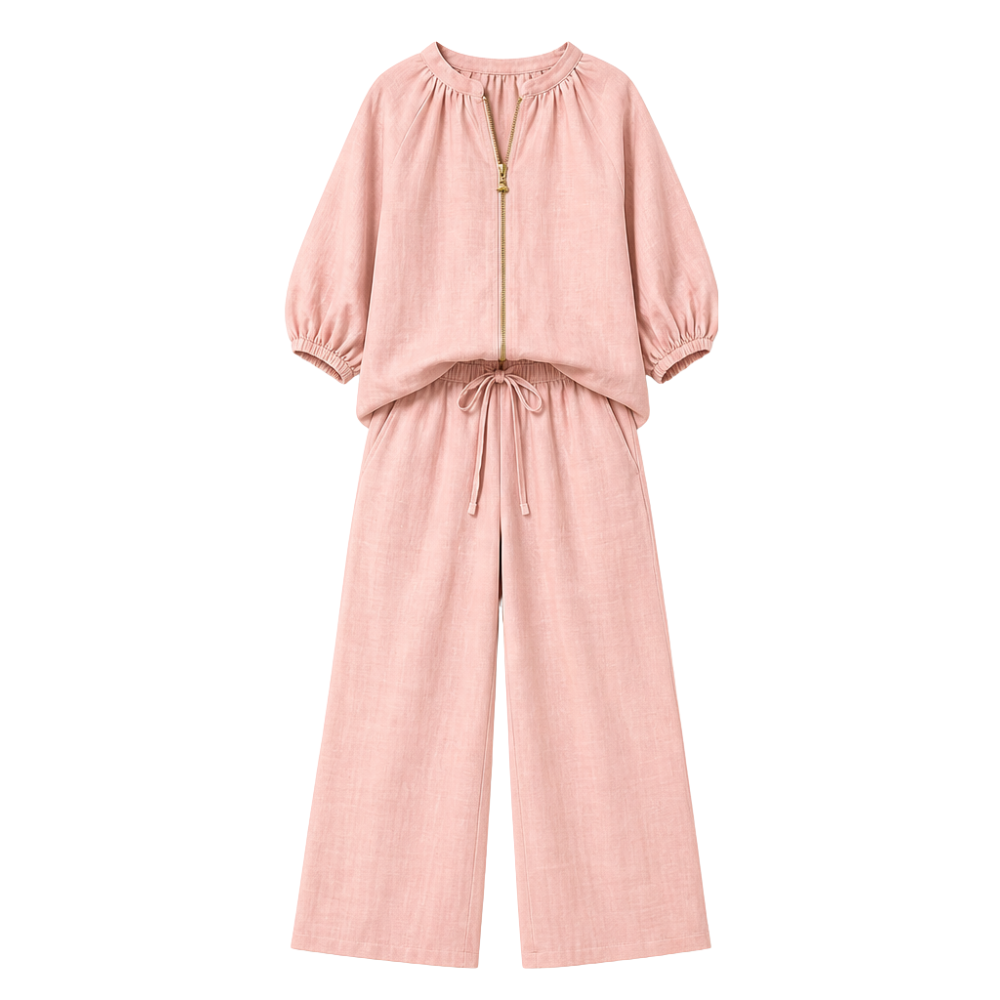 2-Piece Set with Gold Zip — View 15 | Clova