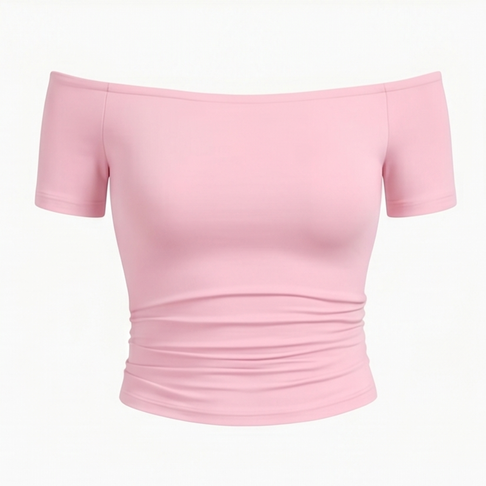 Velora Off-Shoulder Slim Fit Top — View 19 | Clova
