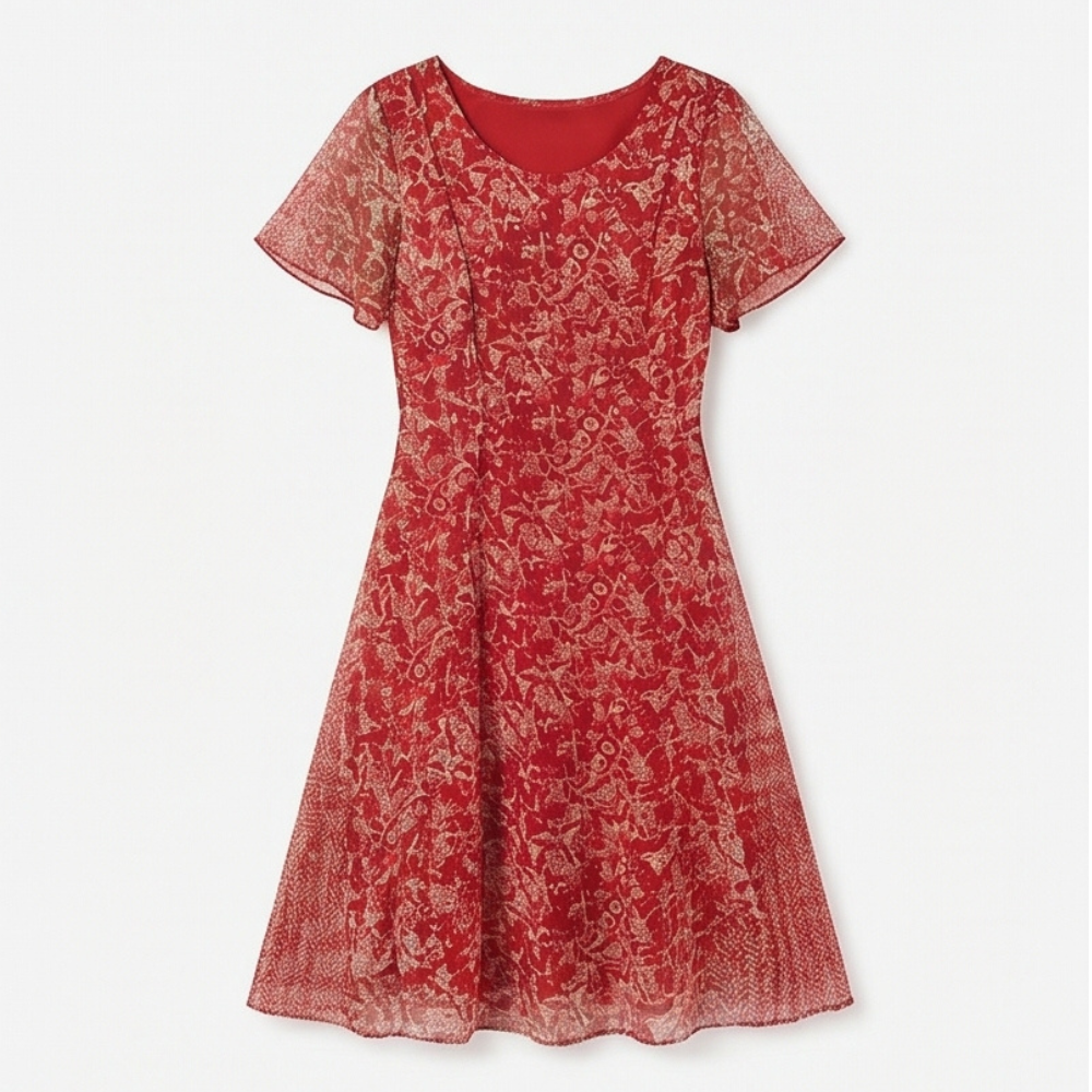 Flutter-Sleeve Midi Dress for Easy Summer Elegance — View 13 | Clova