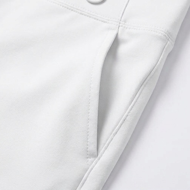 High-Waist Stretch Capri Pants — View 13 | Clova
