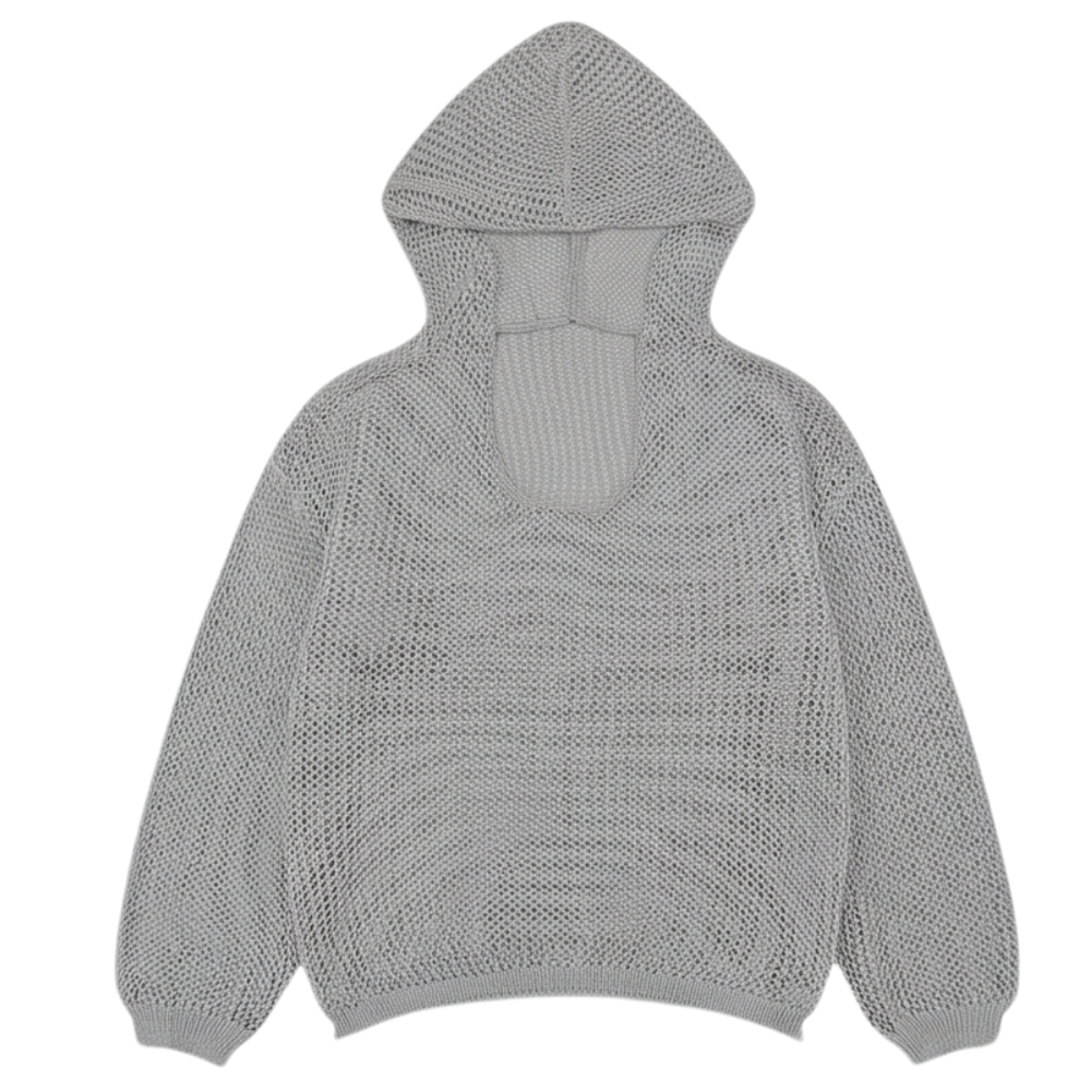 Knit Hooded Pullover for Easy Layering — View 12 | Clova