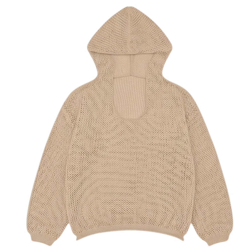 Knit Hooded Pullover for Easy Layering — View 13 | Clova