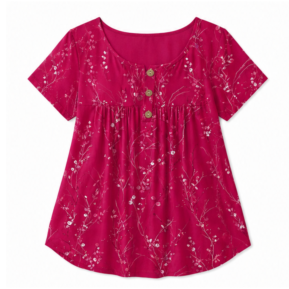 Flowy Floral Tunic for Everyday — View 16 | Clova