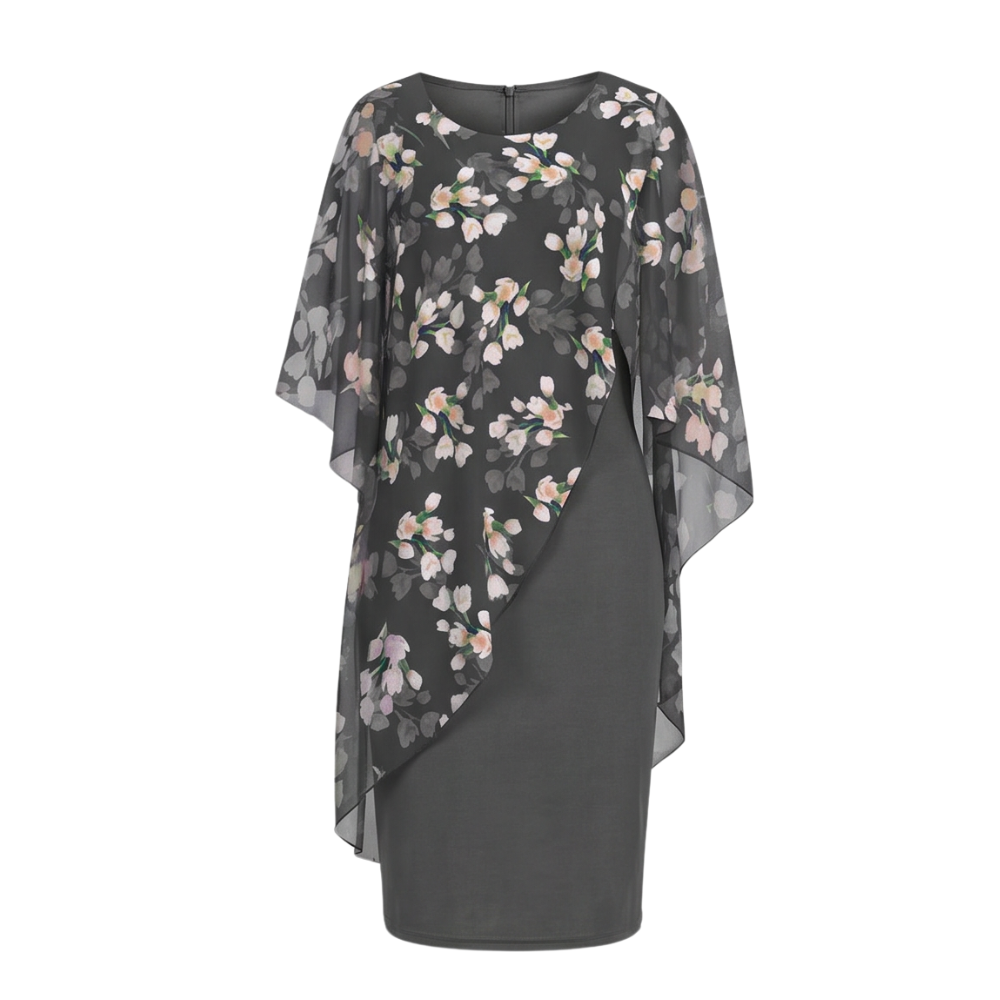 Elegant Overlay Sheath Dress — View 13 | Clova