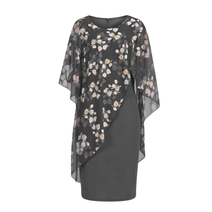 Elegant Overlay Sheath Dress — View 13 | Clova