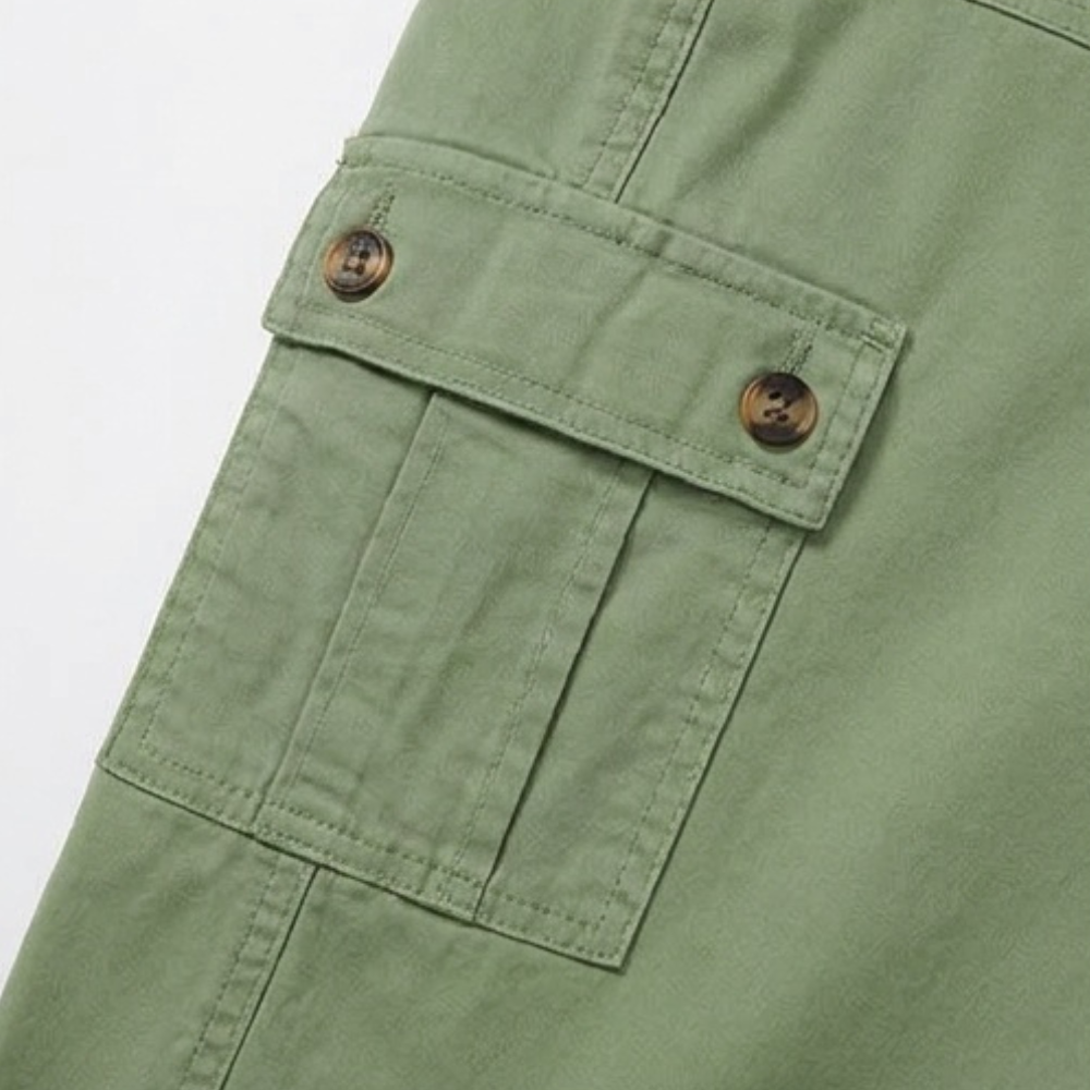 Comfortable Stretch Capri with Pockets — View 9 | Clova