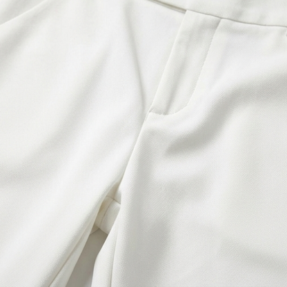 Elongating Wide-Leg Flare Pants — View 13 | Clova