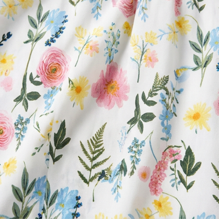 Off-Shoulder Floral Maxi Dress with Hidden Pockets — View 15 | Clova