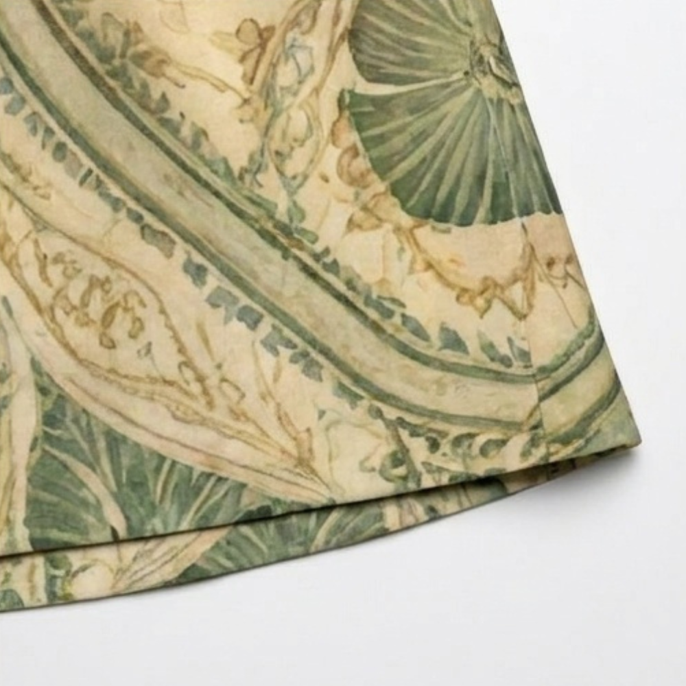 Serenza Vintage Tapestry Midi Dress for Curves — View 10 | Clova