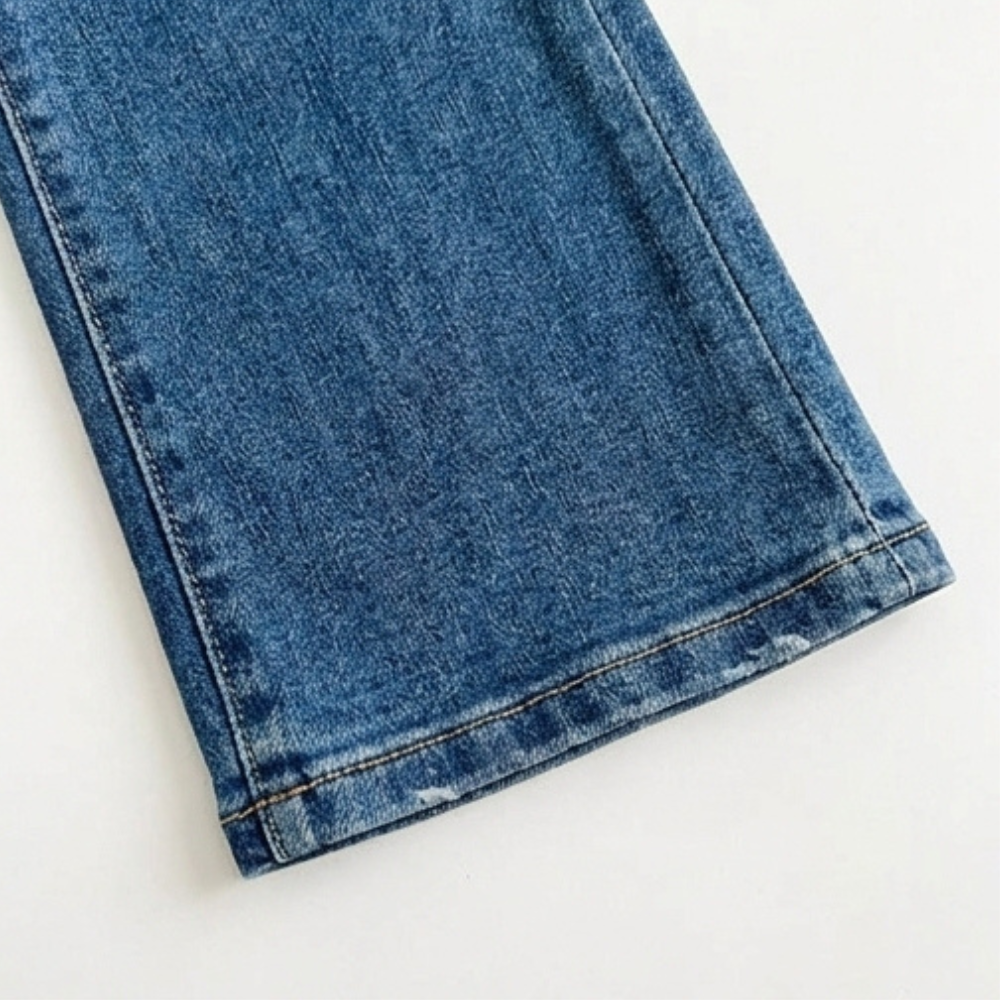 Denalia Tummy-Smoothing Bootcut Jeans — View 10 | Clova