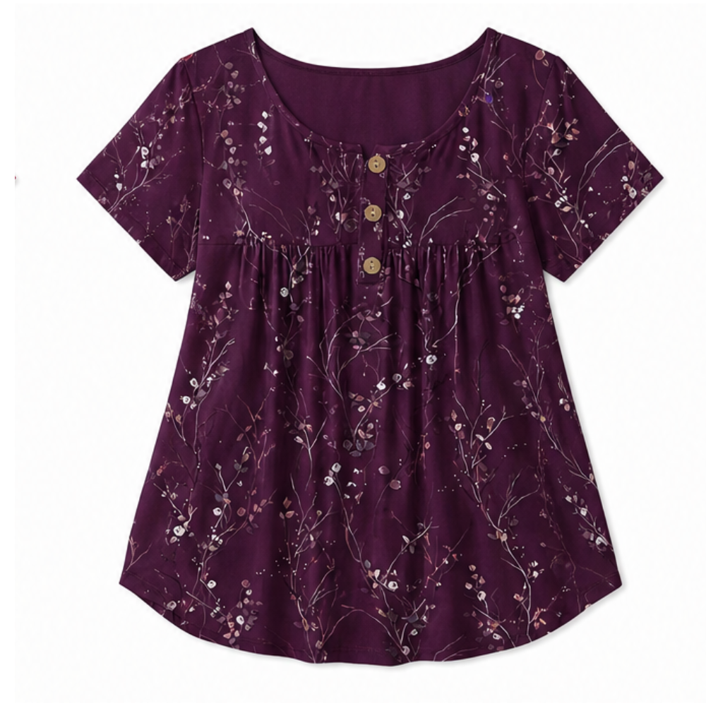 Flowy Floral Tunic for Everyday — View 17 | Clova