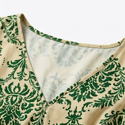 Smocked Floral Maxi Dress — View 7 | Clova