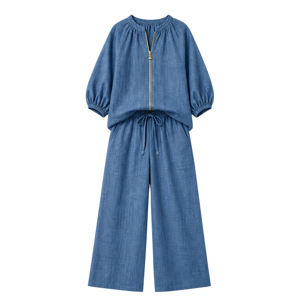 2-Piece Set with Gold Zip — View 18 | Clova