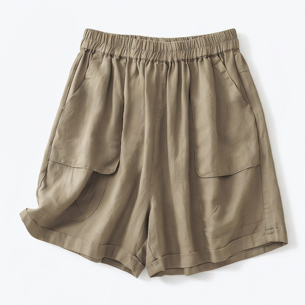 Loose Shorts with Deep Pockets — View 12 | Clova