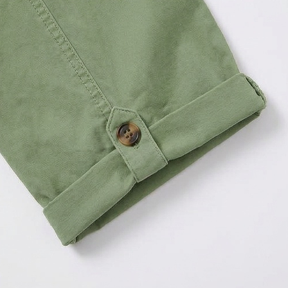 Comfortable Stretch Capri with Pockets — View 10 | Clova