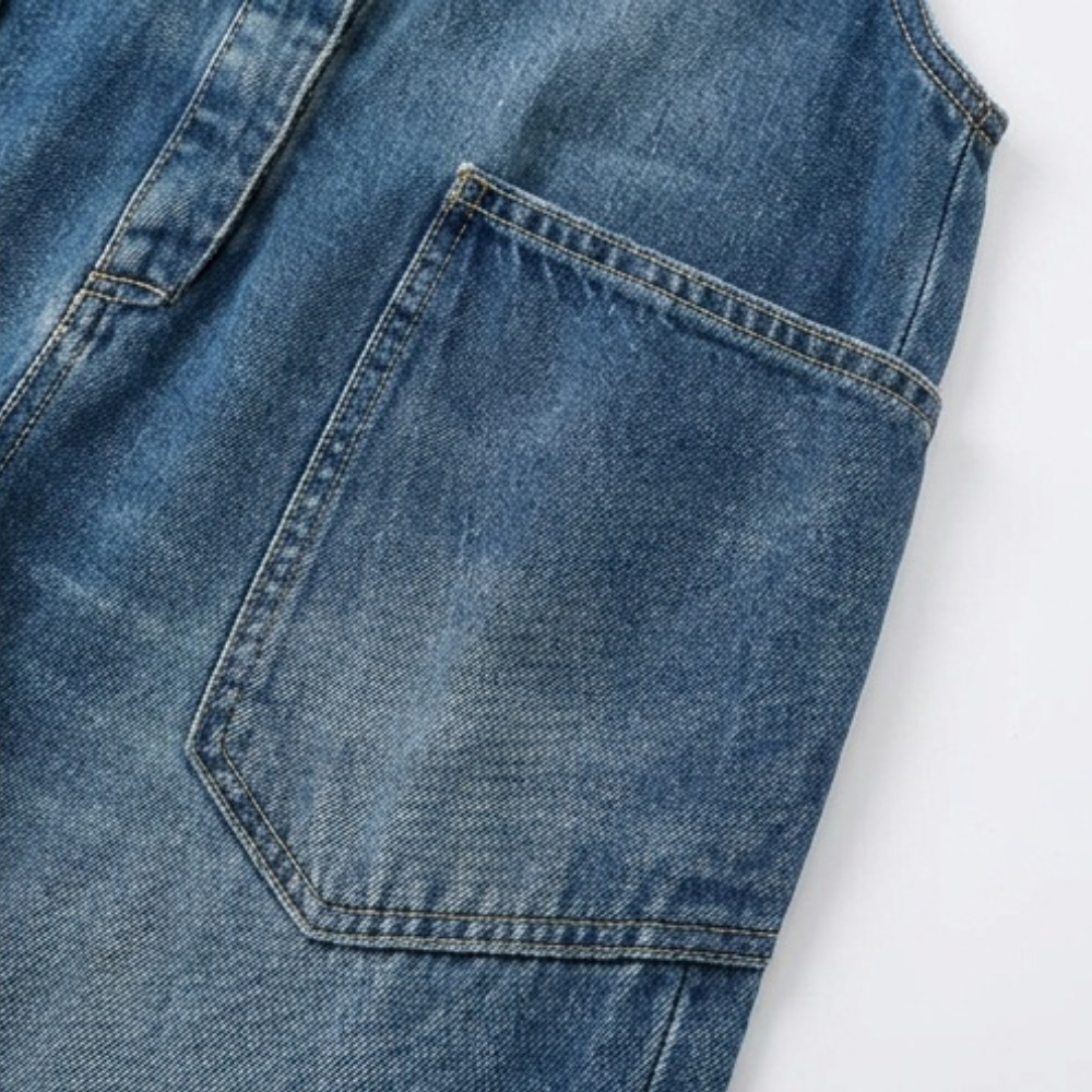 Relaxed Overalls with Pockets — View 8 | Clova