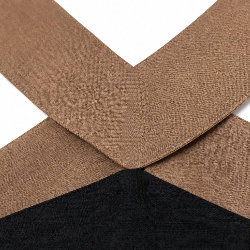 Two-Tone Halter Maxi Dress — View 7 | Clova