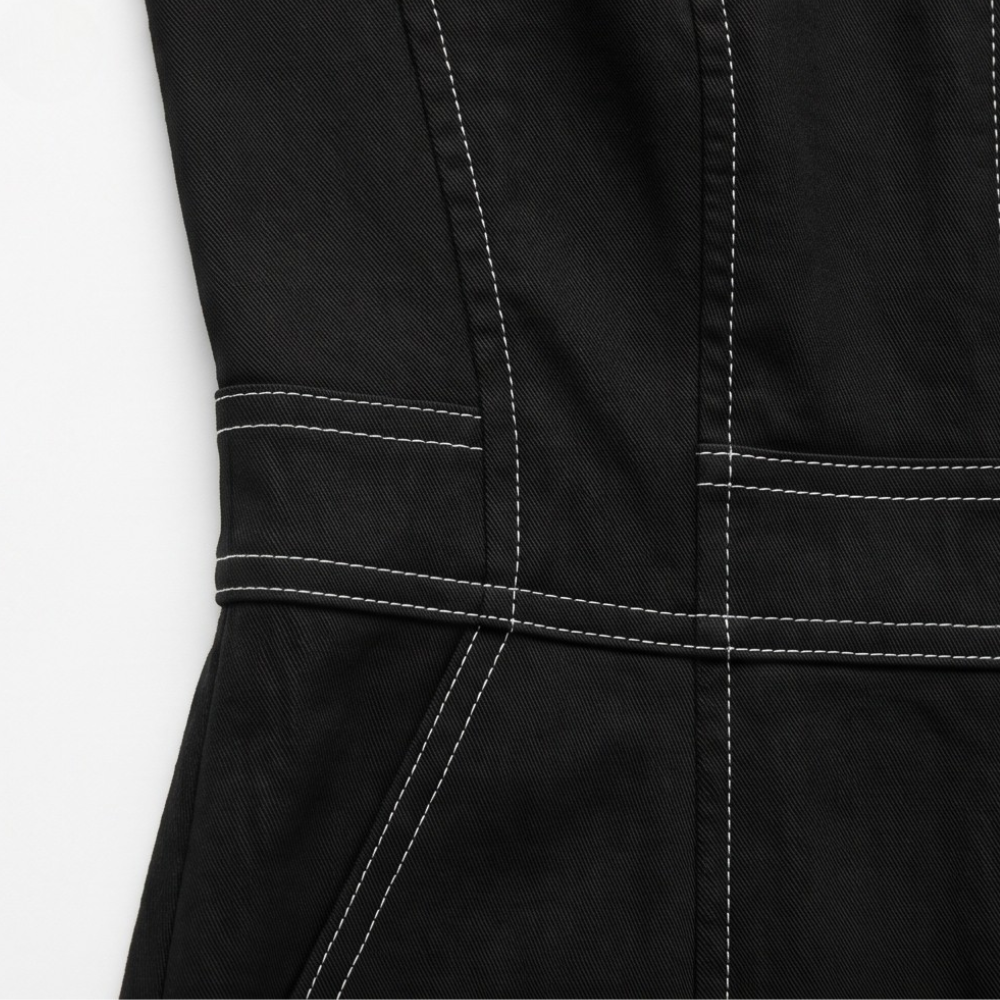 Sculpted Halter Jumpsuit — View 15 | Clova