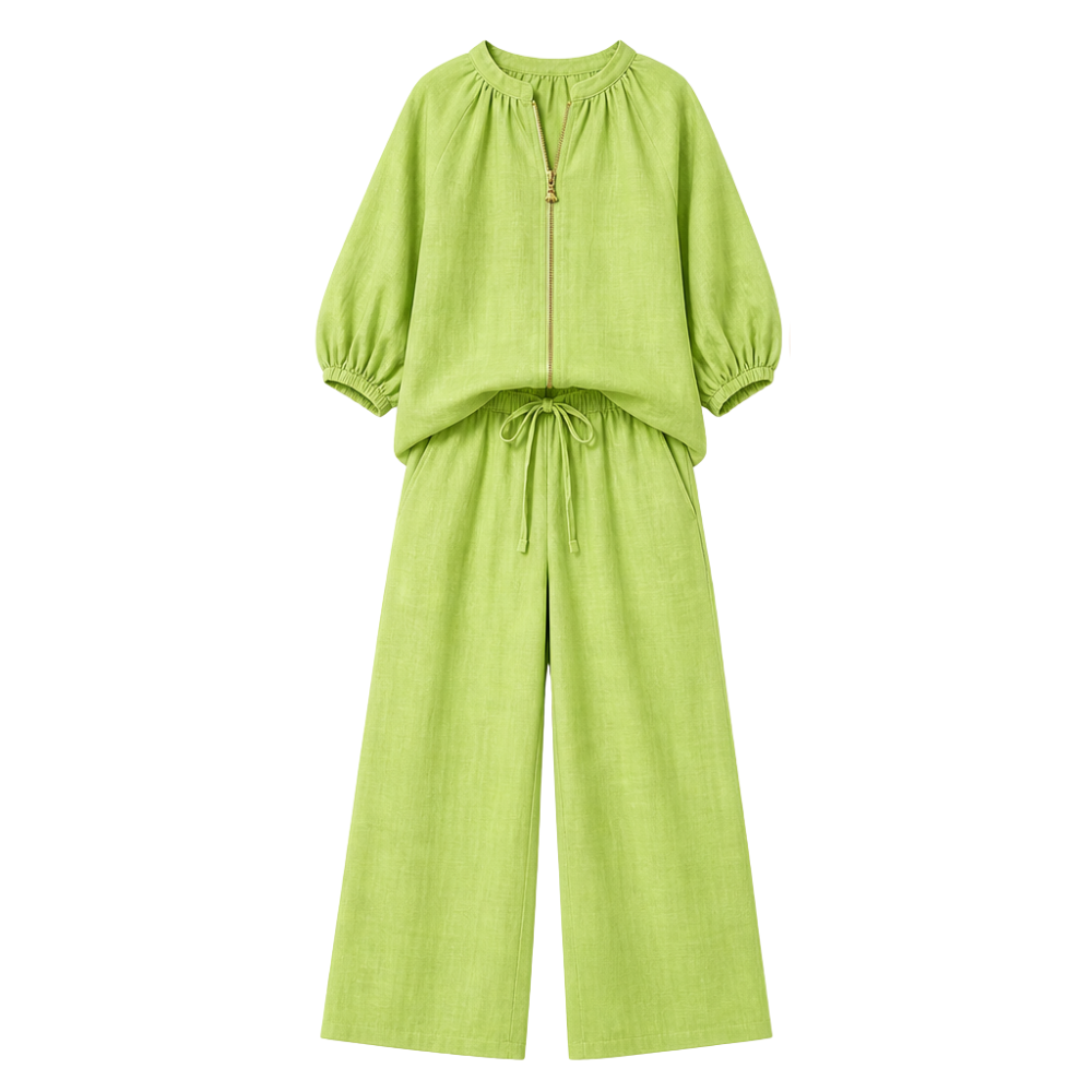 2-Piece Set with Gold Zip — View 19 | Clova