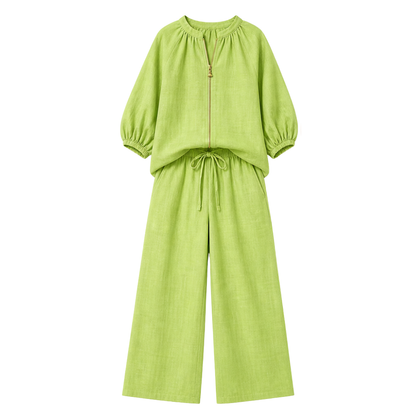 2-Piece Set with Gold Zip — View 19 | Clova