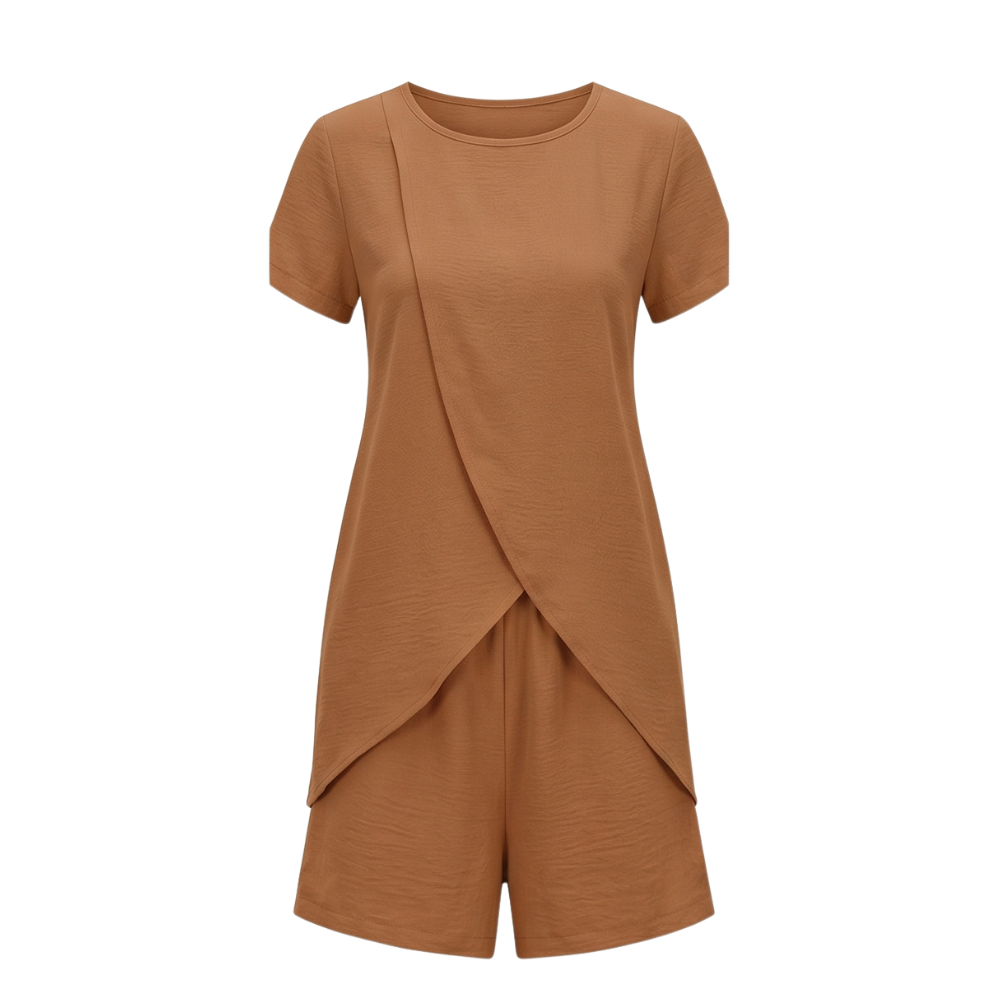 Tulip-Hem Two-Piece Summer Set — View 11 | Clova