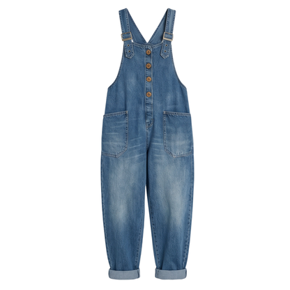 Relaxed Overalls with Pockets — View 11 | Clova