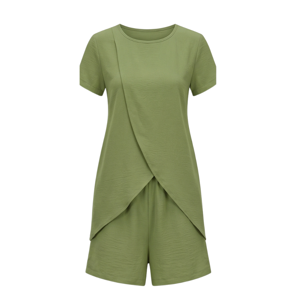Tulip-Hem Two-Piece Summer Set — View 13 | Clova